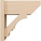 Ekena Millwork 7 1/2-in W x 16-in D x 16-in H Balboa Slat Rough Cedar Woodgrain TimberThane Outlooker, Primed Tan OUTUR075X16X16BOA24RCPR - alternate 6